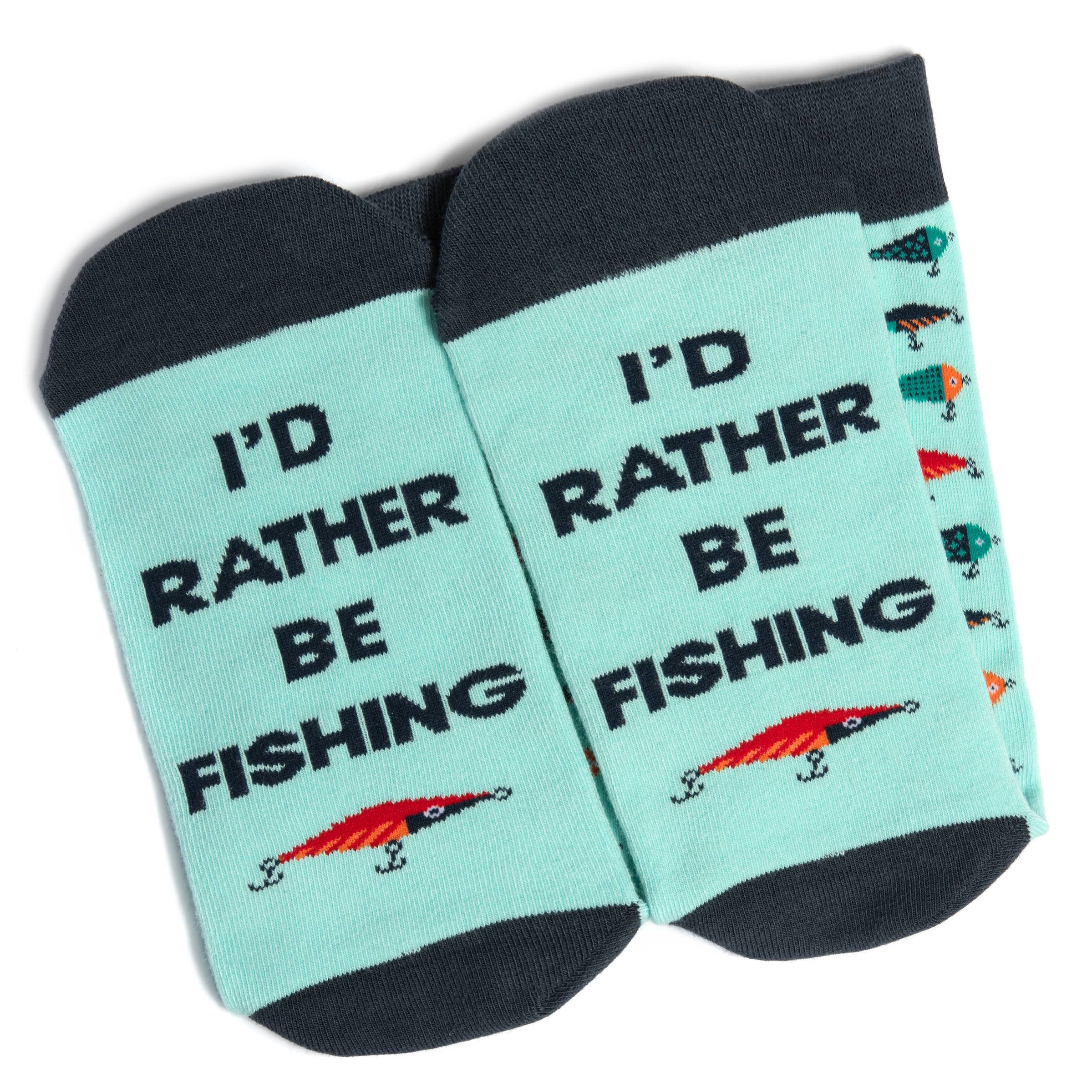 I'd Rather Be Fishing Socks