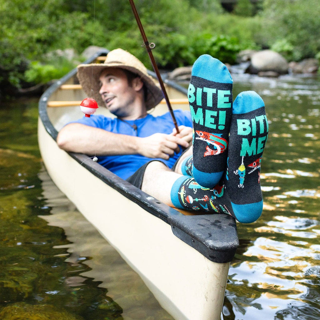 Bite Me Fishing Socks