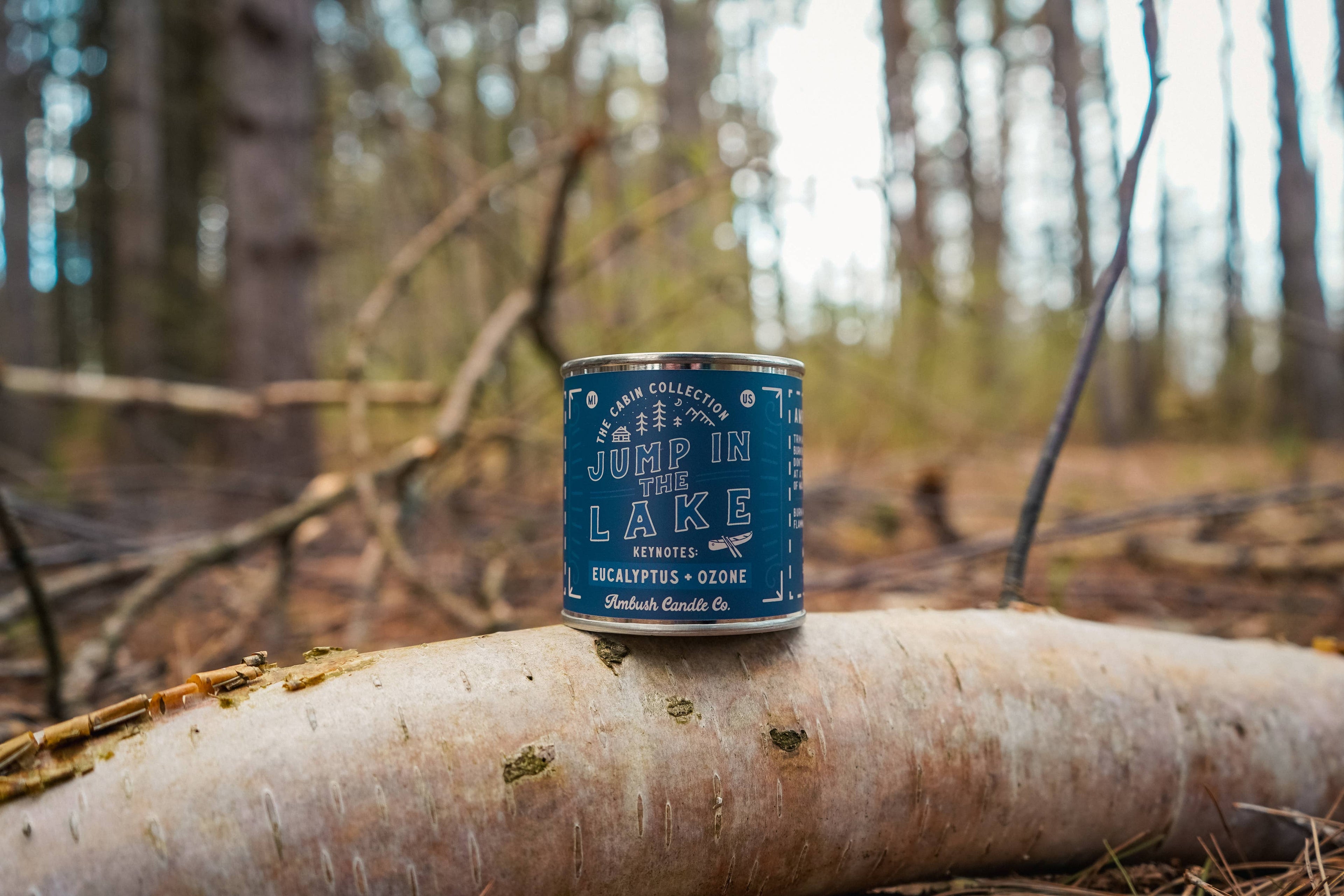 Jump In The Lake | Eucalyptus + Ozone 8oz Soy Candle