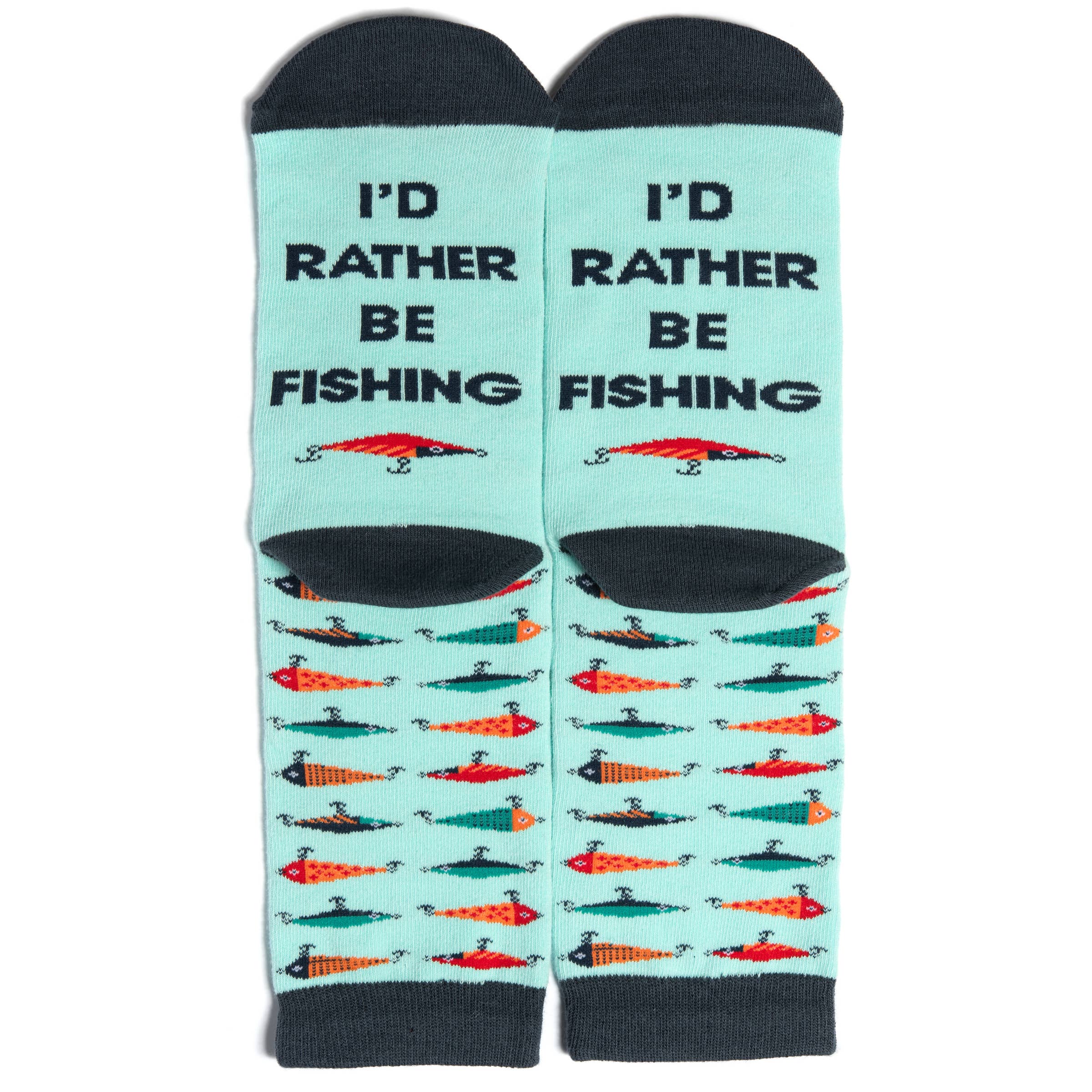 I'd Rather Be Fishing Socks