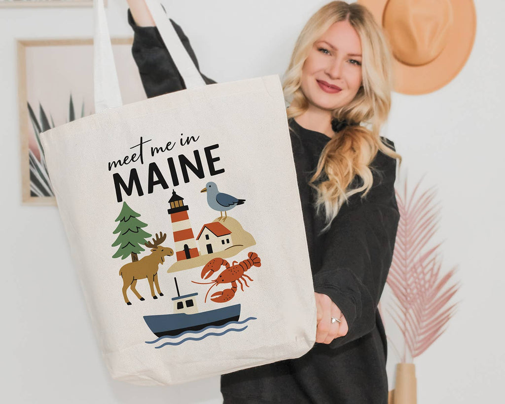 Meet Me In Maine Tote Bag