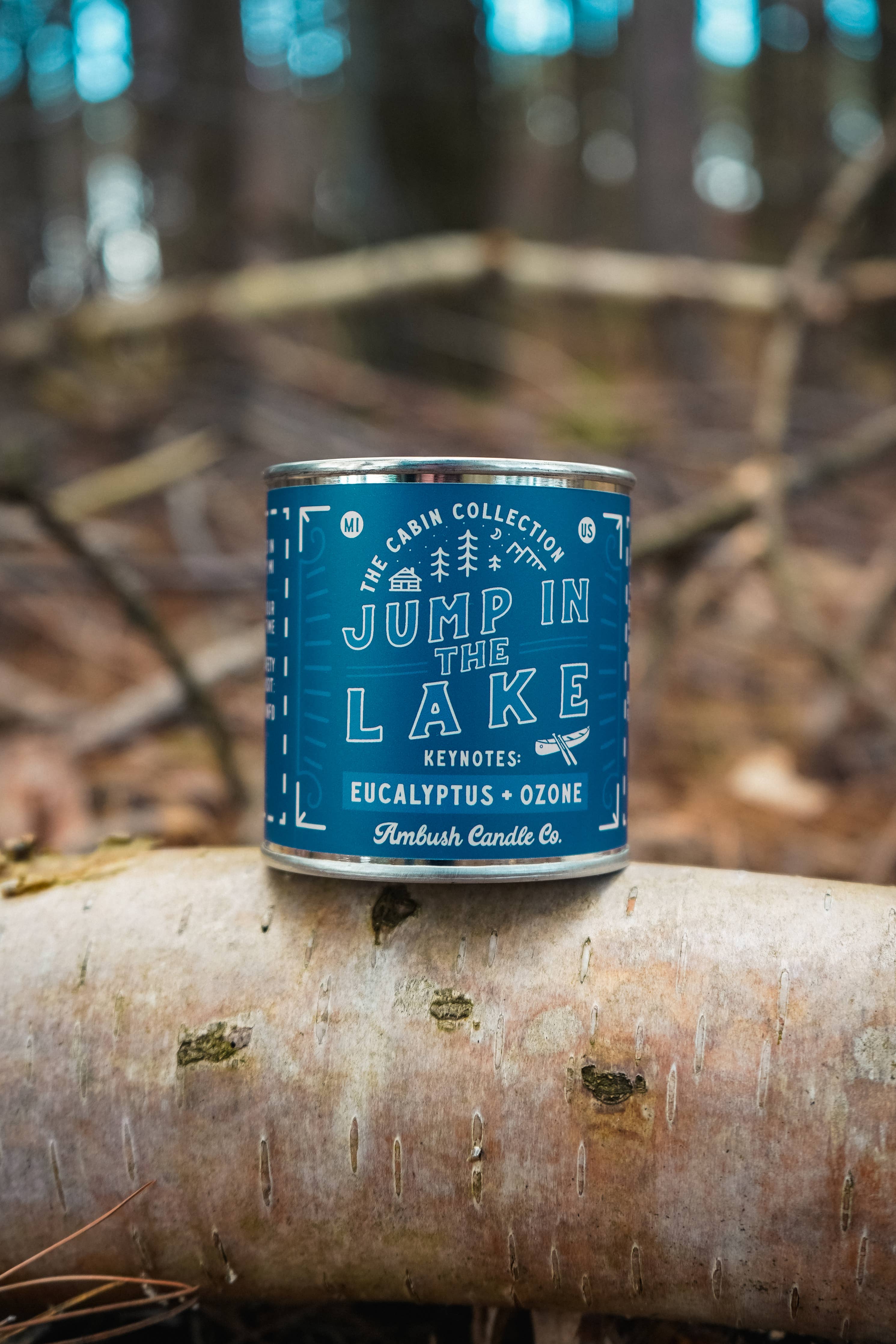 Jump In The Lake | Eucalyptus + Ozone 8oz Soy Candle