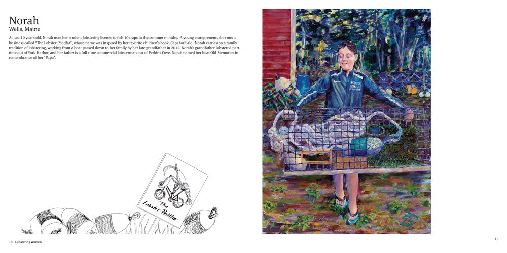 Lobstering Women of Maine: Paintings and Stories